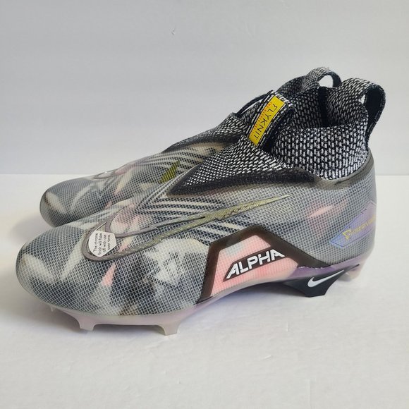 NEW Nike Alpha Menace Elite 3 RW Football Cleats CV0578-001 Size 10.5 Wolf Gray